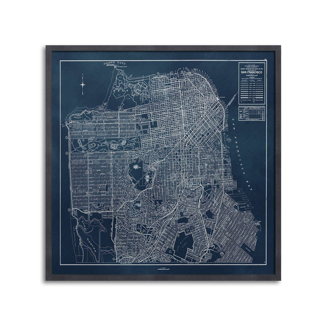 CALIFORNIA - SAN FRANCISCO Map - Foundry