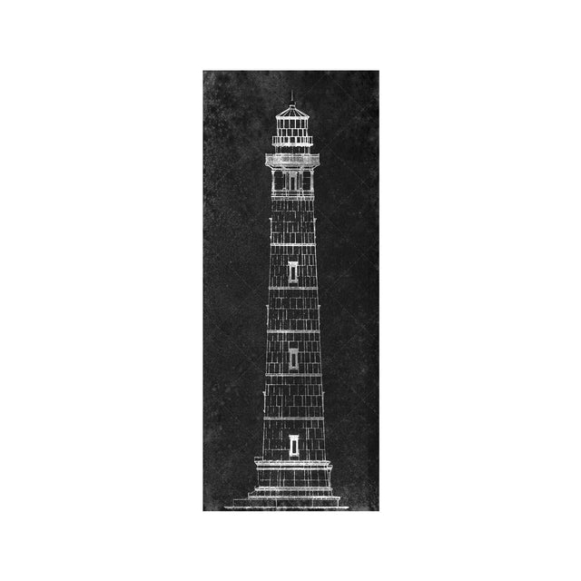 CAPE HENRY LIGHTHOUSE Blueprint  - ELEVATION - Foundry