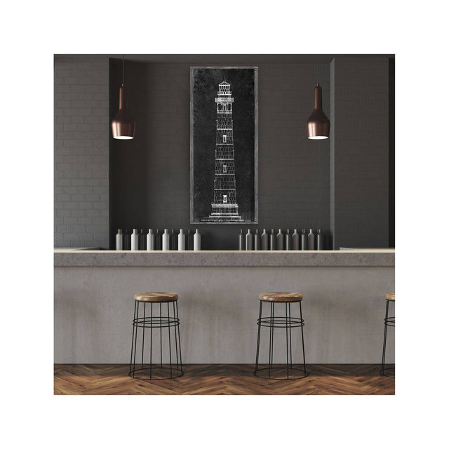 CAPE HENRY LIGHTHOUSE Blueprint - ELEVATION - Foundry