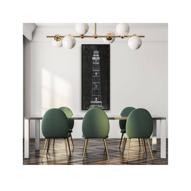 CAPE HENRY LIGHTHOUSE Blueprint - ELEVATION - Foundry