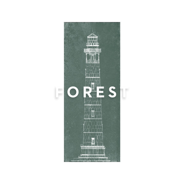 CAPE HENRY LIGHTHOUSE Blueprint - ELEVATION - Foundry