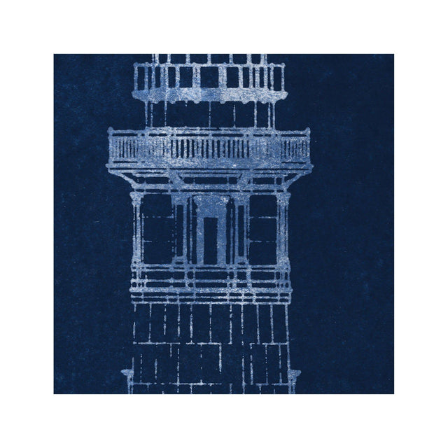 CAPE HENRY LIGHTHOUSE Blueprint - ELEVATION - Foundry