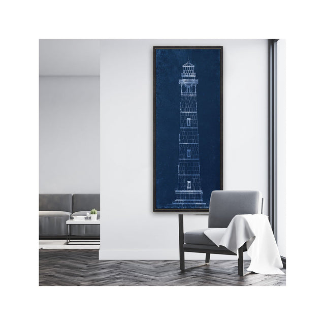 CAPE HENRY LIGHTHOUSE Blueprint - ELEVATION - Foundry