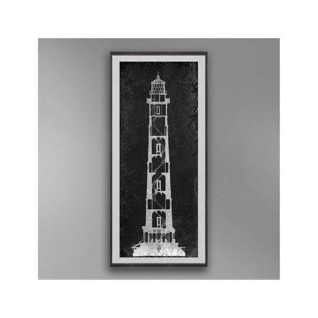 CAPE HENRY LIGHTHOUSE Blueprint - SECTION - Foundry