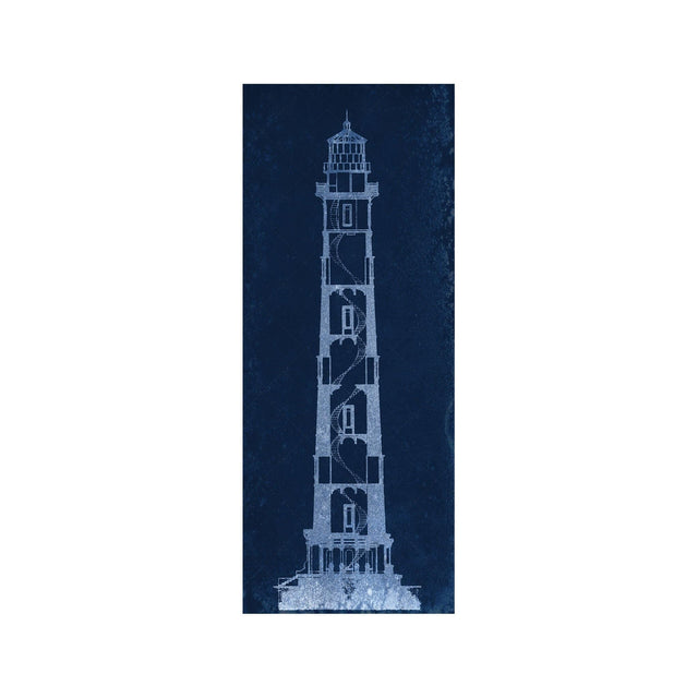 CAPE HENRY LIGHTHOUSE Blueprint - SECTION - Foundry