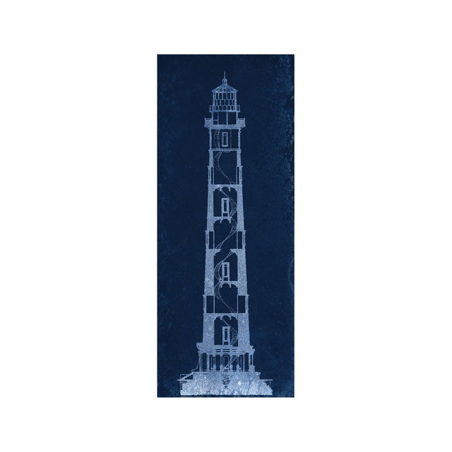 CAPE HENRY LIGHTHOUSE Blueprint - SECTION - Foundry