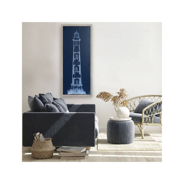 CAPE HENRY LIGHTHOUSE Blueprint - SECTION - Foundry
