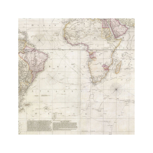 CHART of the WORLD on MERCATORS PROJECTION - Foundry