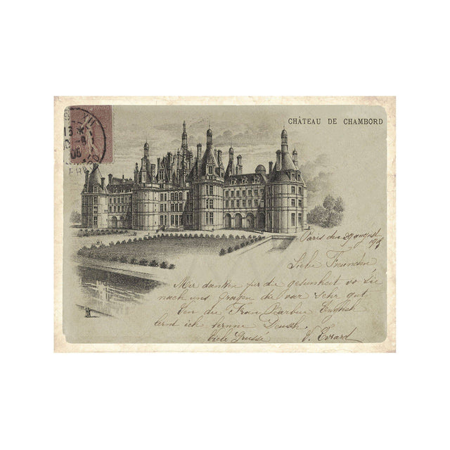 CHATEAU de CHAMBORD Postcard - Foundry