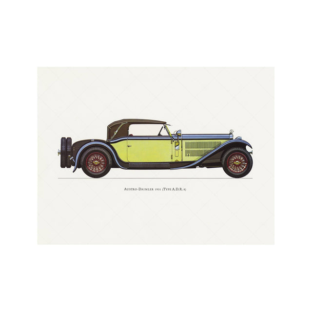 CLASSIC CAR - AUSTRO-DAIMLER (Type A.D.R.s), 1931 - Foundry