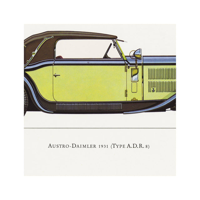 CLASSIC CAR - AUSTRO-DAIMLER (Type A.D.R.s), 1931 - Foundry