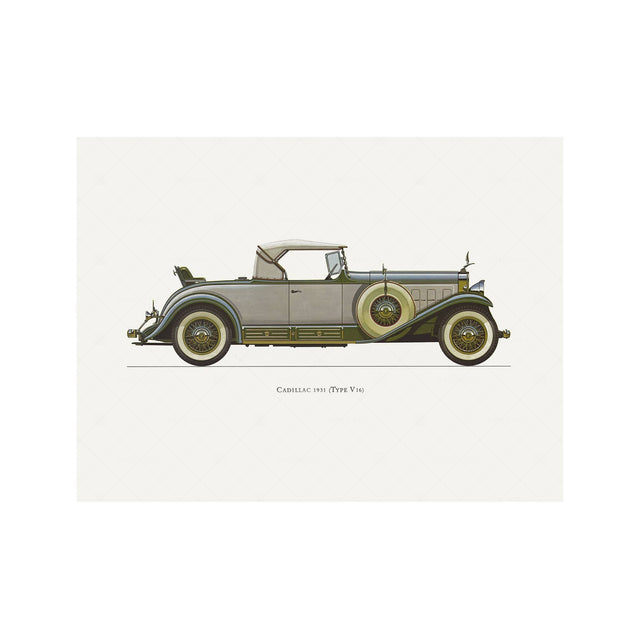CLASSIC CAR - CADILLAC (Type V16), 1931 - Foundry