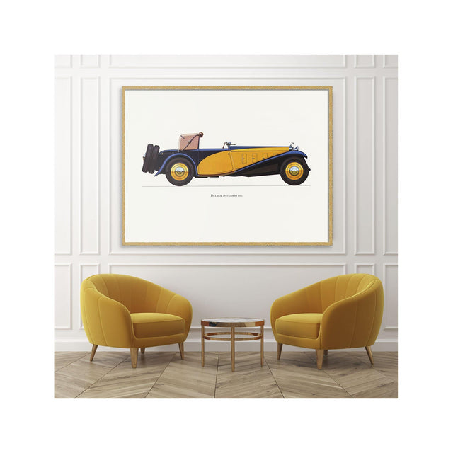 CLASSIC CAR - DELAGE (DS SS 100), 1933 - Foundry