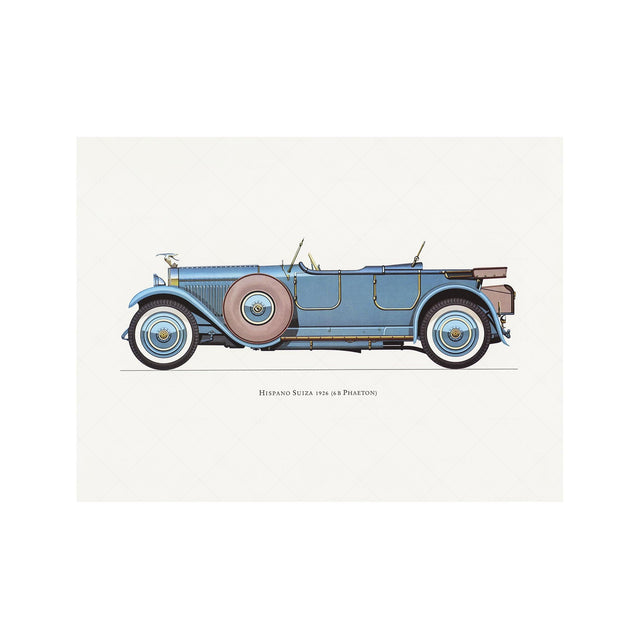 CLASSIC CAR - HISPANO SUIZA (6 B Phaeton), 1926 - Foundry