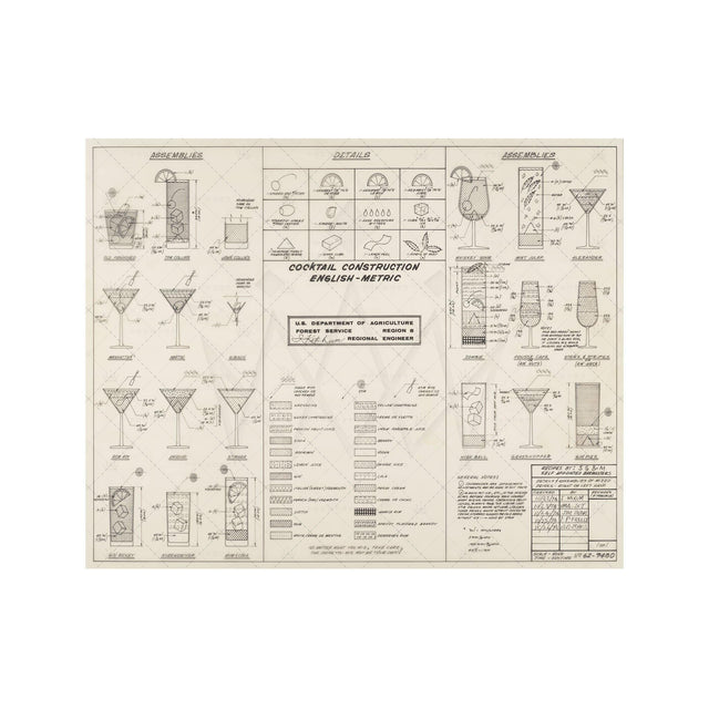 COCKTAIL CONSTRUCTION Illustration - Foundry