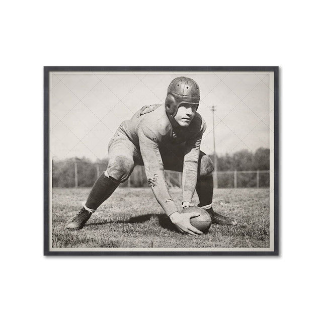 COLLEGIATE FOOTBALL ATHLETE Photograph - Foundry