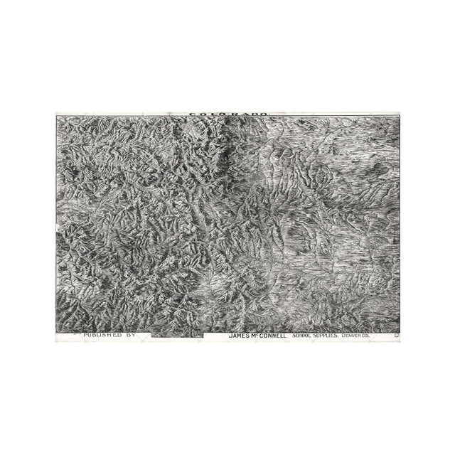 Colorado ROCKY MOUNTAIN RANGE Map - Foundry
