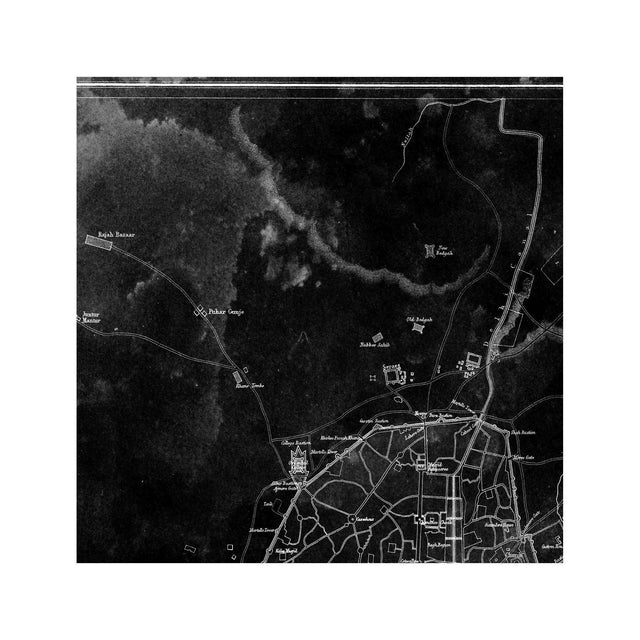 DELHI, INDIA - MAP of 1894 - Foundry