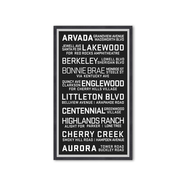 DENVER COLORADO Bus Scroll - ARVADA - Foundry