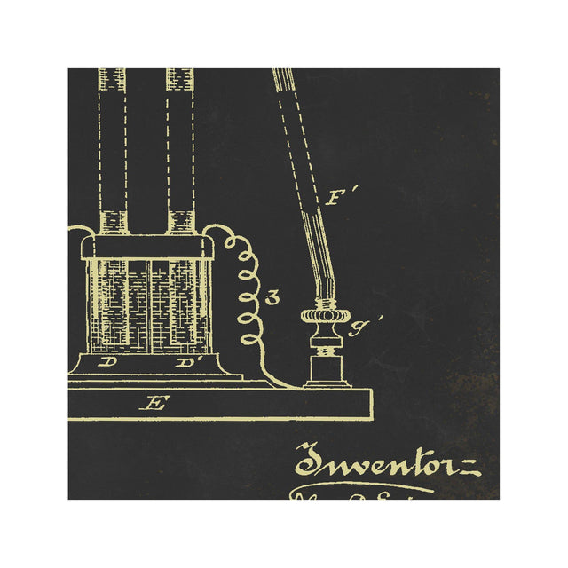 EDISON LIGHT BULB Patent #1 - Foundry