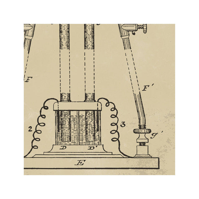 EDISON LIGHT BULB Patent #1 - Foundry