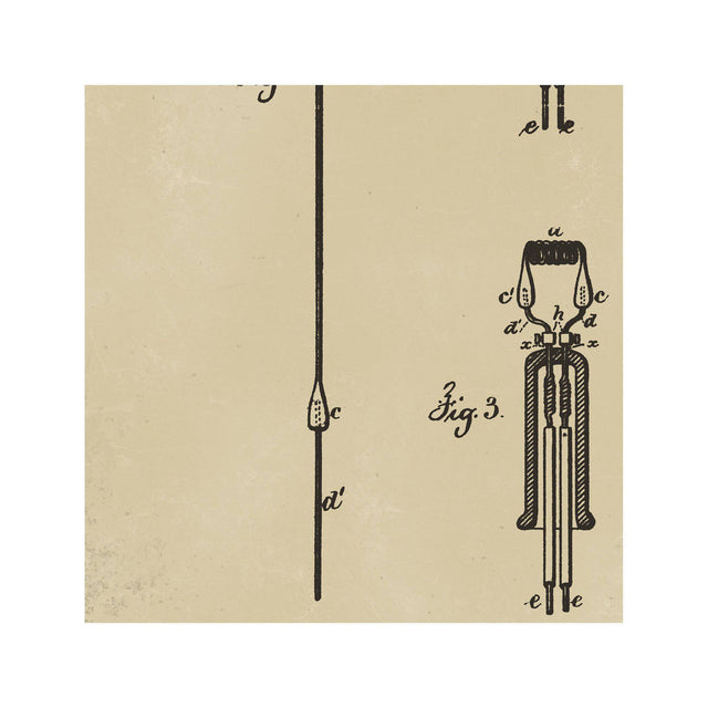 EDISON LIGHT BULB Patent #2 - Foundry