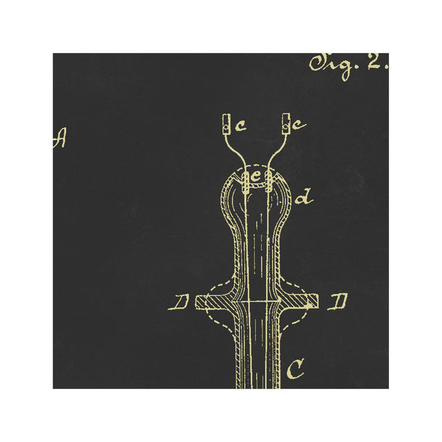 EDISON LIGHT BULB Patent #4 - Foundry