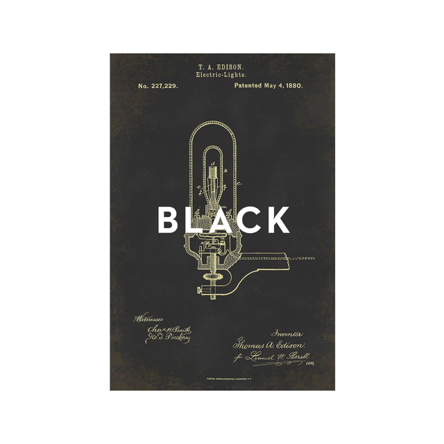 EDISON LIGHT BULB Patent #5 - Foundry