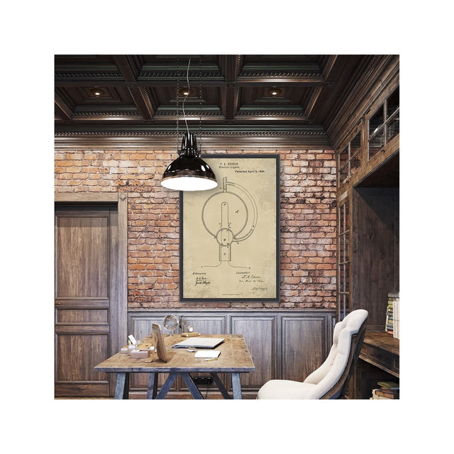 EDISON LIGHT BULB Patent #6 - Foundry
