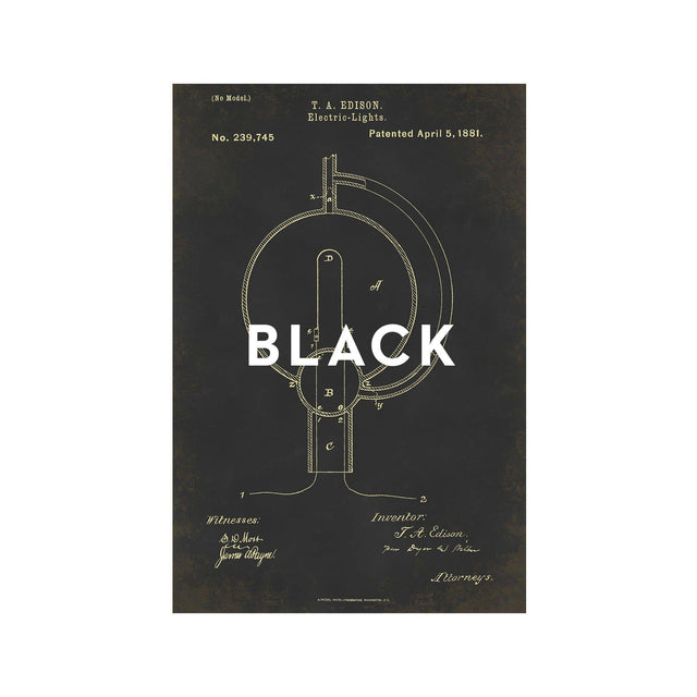 EDISON LIGHT BULB Patent #6 - Foundry