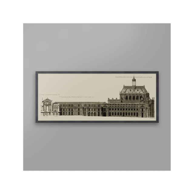 ELEVATION of VERSAILLES, Circa 1756 - Foundry
