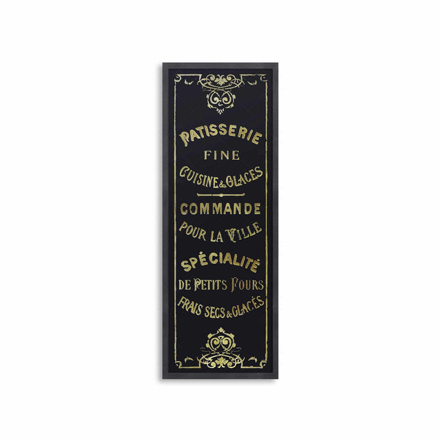 FRENCH PATISSERIE Sign - Foundry