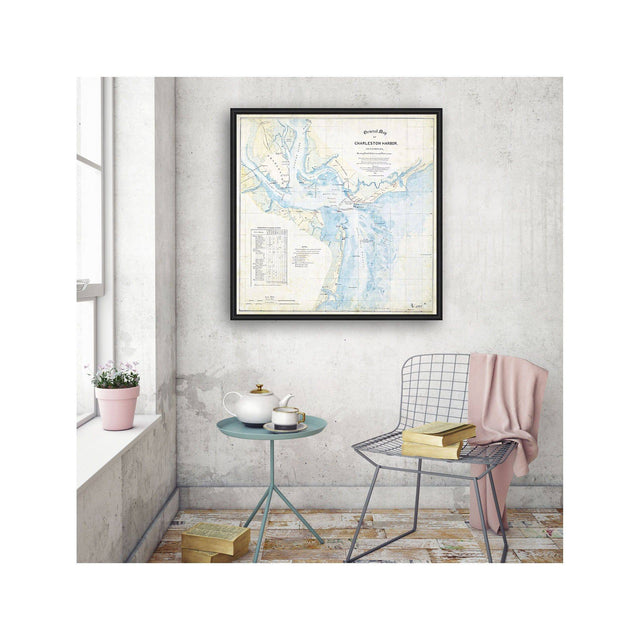 GENERAL MAP of CHARLESTON HARBOR - Foundry