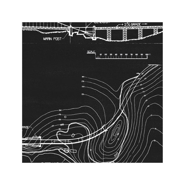GOLDEN GATE BRIDGE - 1937 Profile + Elevation - Foundry