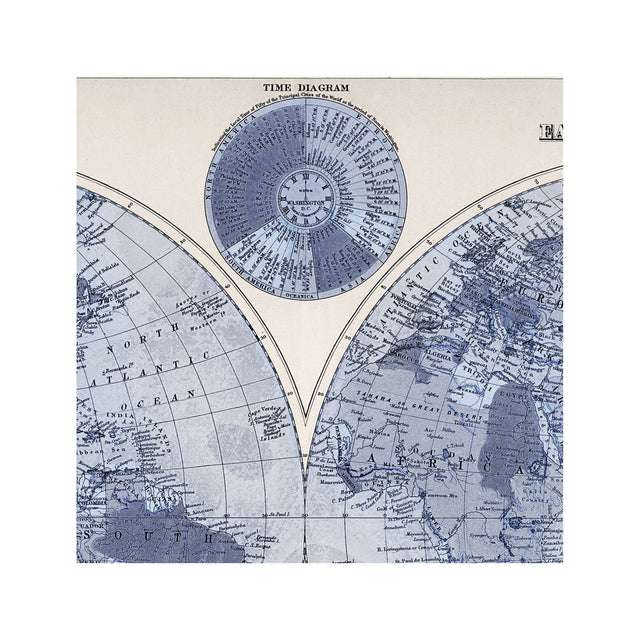 GRAY'S Map of the HEMISPHERES - Foundry