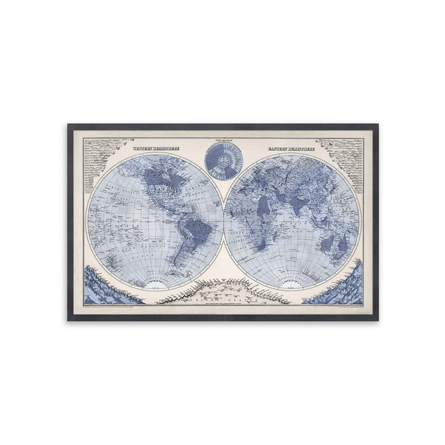 GRAY'S Map of the HEMISPHERES - Foundry