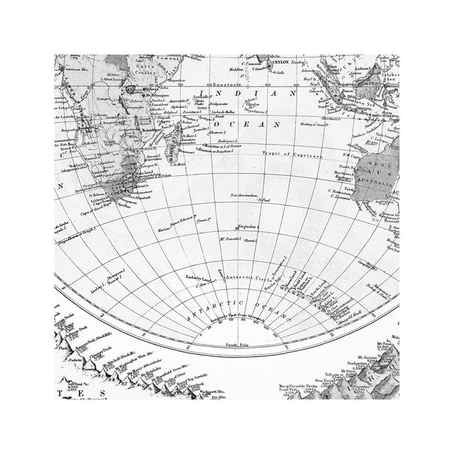 GRAY'S Map of the HEMISPHERES - Foundry