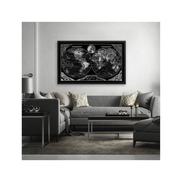 GRAY'S Map of the HEMISPHERES - Foundry