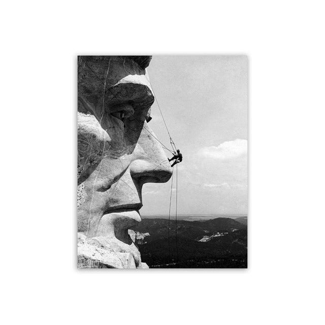 GUTZON BORGLUM: MOUNT RUSHMORE REPAIR of 1962 - Abraham Lincoln - Foundry