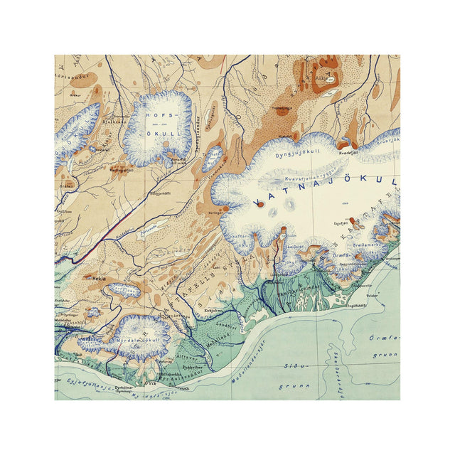 ICELAND Map - Foundry