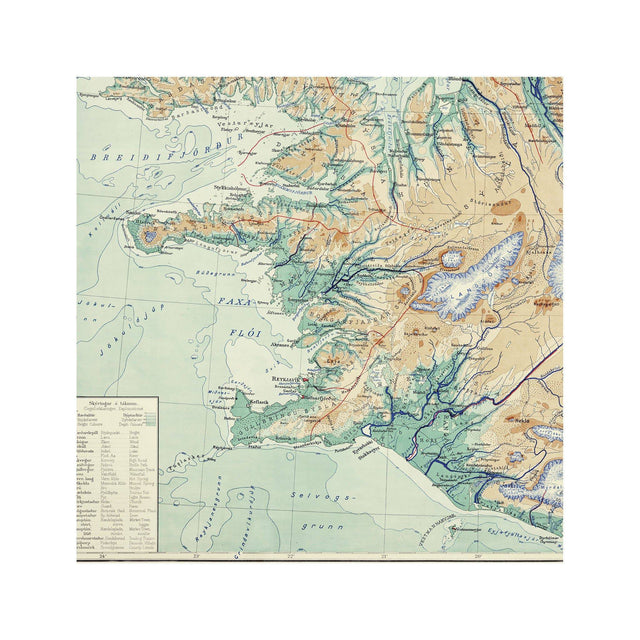 ICELAND Map - Foundry