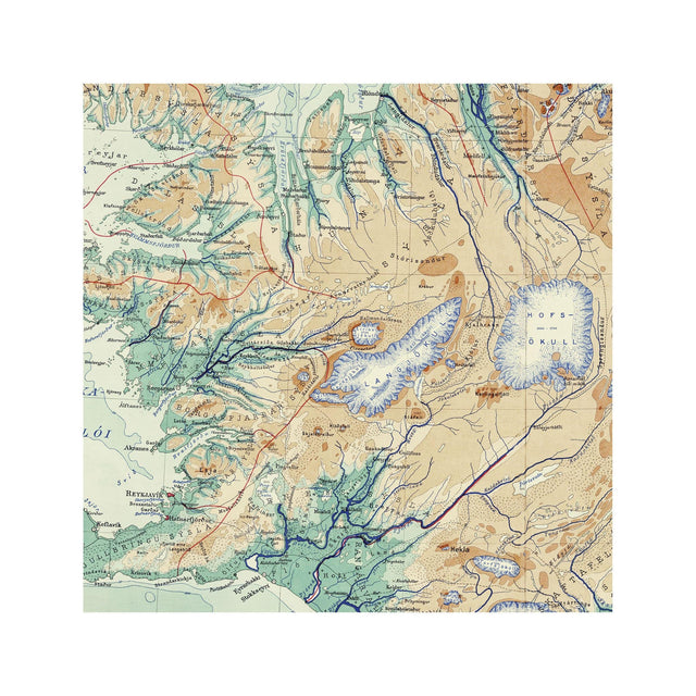 ICELAND Map - Foundry
