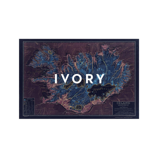 ICELAND Map - Foundry
