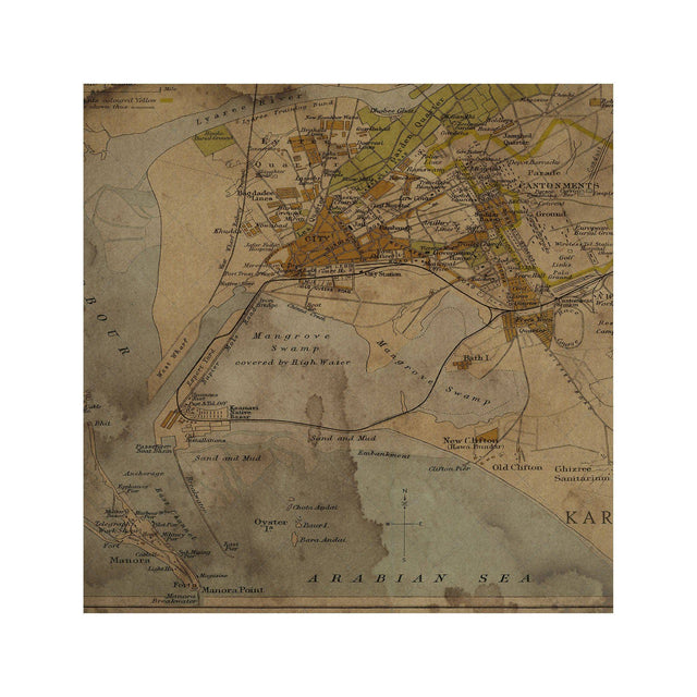 KARACHI, PAKISTAN Map - Foundry