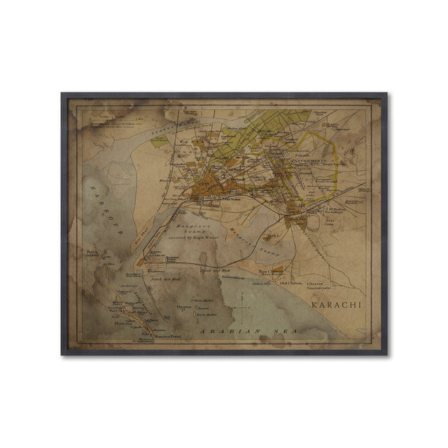 KARACHI, PAKISTAN Map - Foundry