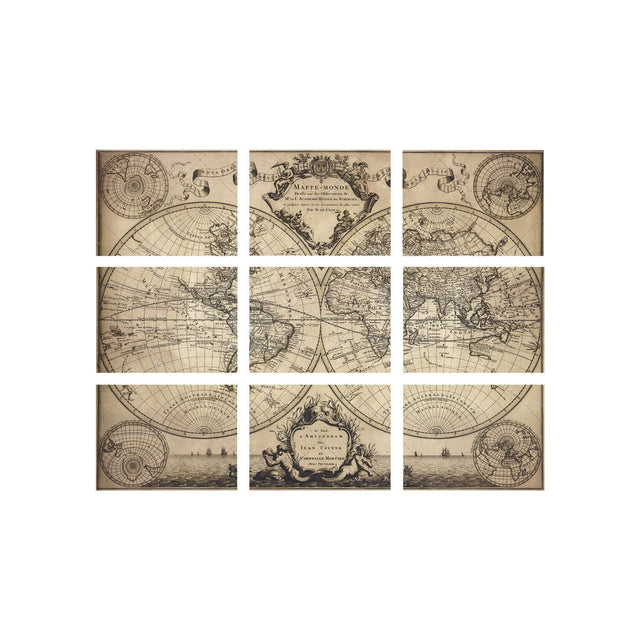 L'ISLE 1720 WORLD MAP - Panels - Foundry