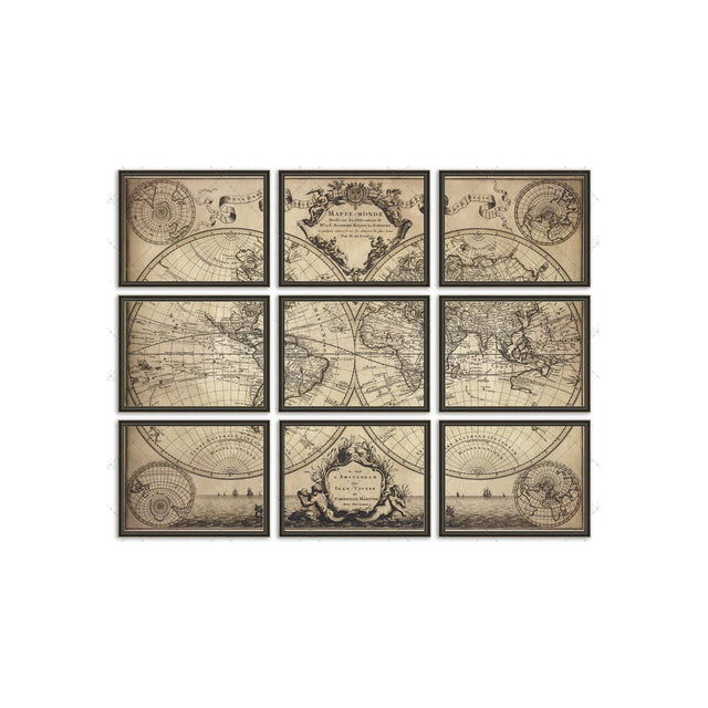 L'ISLE 1720 WORLD MAP - Panels - Foundry