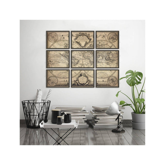 L'ISLE 1720 WORLD MAP - Panels - Foundry