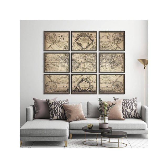 L'ISLE 1720 WORLD MAP - Panels - Foundry