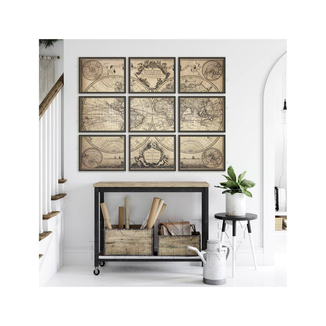 L'ISLE 1720 WORLD MAP - Panels - Foundry